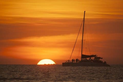 Catamaran Snorkel Sunset Cruise from Tamarindo or Playas del Coco